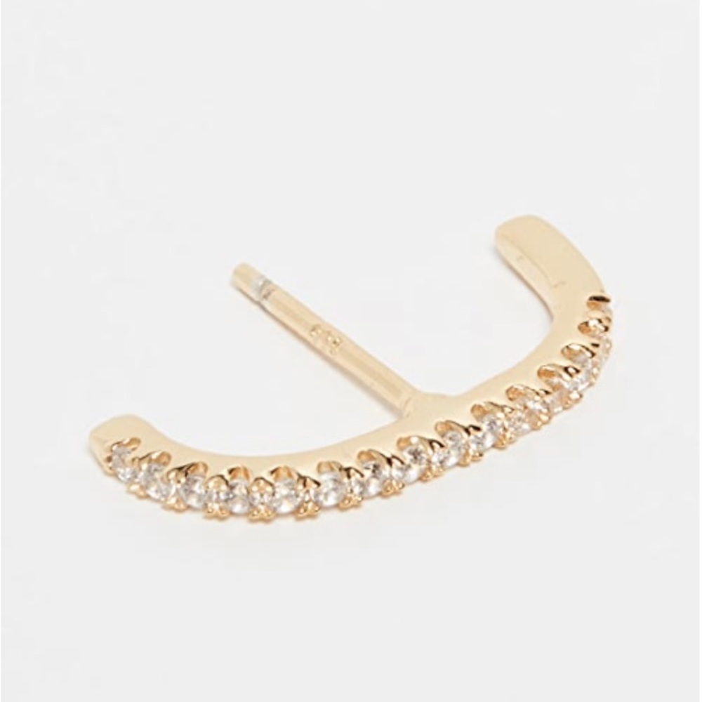 SHASHI Willy Ear Cuff in Gold